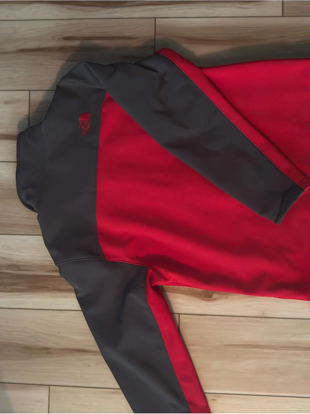 The North Face Men's Apex Bionic 2 Red & Gray Jacket